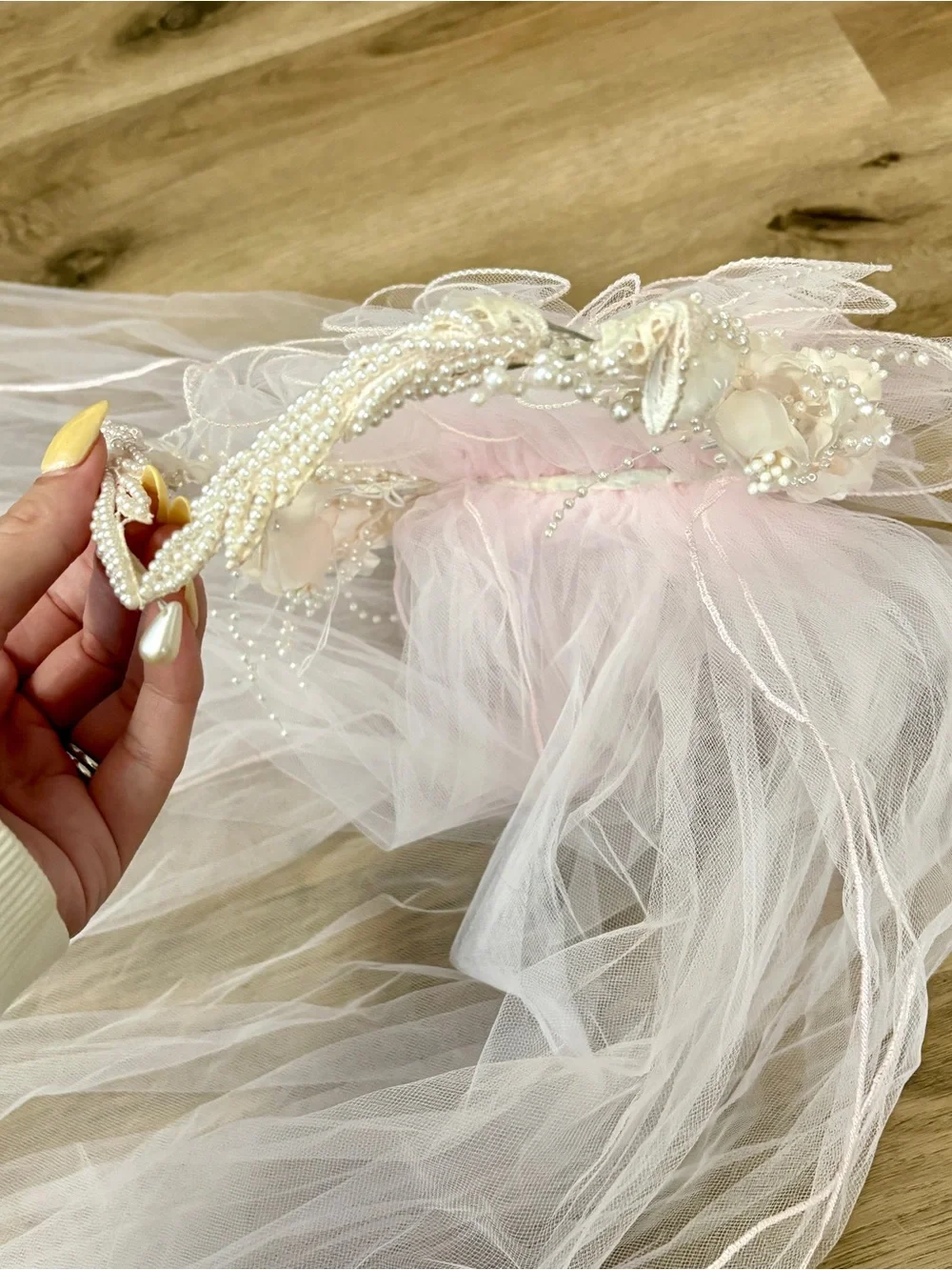 pink veil